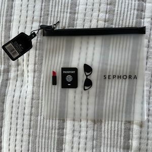 Clear Sephora makeup bag